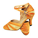 satin personnalisé et mousseux chaussures glitter danses latines / salle de bal (plus de couleurs)