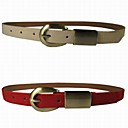 Unique Buckle Skinny Belt (More Colors)