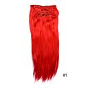  20 Inch Synthetic Clip In Hair Extensions -10 Colors Available