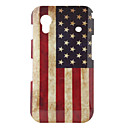 Etui de Protection en Polycarbonate pour Samsung S5830, Motif Drapeau US