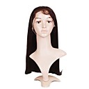 Glue-Less Hand-tied Lace Front Yaki Straight 22 Inch Indian Remy Hair Wig