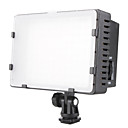 5600k 126-lampe led blanche lumière vidéo avec des filtres pour appareil photo
