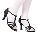 elegantes de cetim no tornozelo tira latinos sapatos de dança / baile de desempenho para as mulheres (mais cores disponíveis)