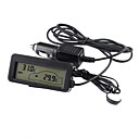 Blue Light Car Digital Inside And Outside Thermometer