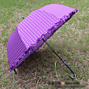 Heart Dot Lace Edge Umbrella