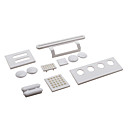protección anti-polvo de filtro y el kit limpiador de discos para Nintendo Wii (blanco)