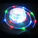 100 LED RGB Solar Tube Outdoor Lights Garden Yard Decor