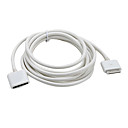 Apfel männlich zu weiblich Verlängerungskabel für iPhone 4, 4S, 3G, 3GS, dem neuen iPad und iPods (2m, weiß)
