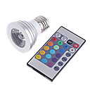 3W Energy-saving 16 Colors RGB LED Light-Remote light