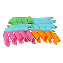 18pcs rodillos de pelo y caracoles 2 rollos conjunto precioso instrumento que se encrespa