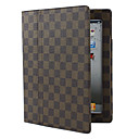 maillage étui en cuir PU avec support pour le nouveau iPad (fonction de veille automatique)