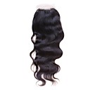 100% Indian Remy Hair 14 Inch Body Wave Lace Closure Multiple Colors Available