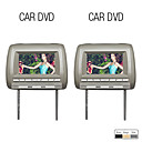 7 pollici poggiatesta auto lettore dvd (usb / sd, gioco)