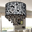 lumière pendentif en cristal avec 3 lumières