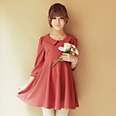 Collar Baby Doll Chiffon Dress