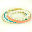 multi-layered ontwerp dames "imitatie parel armband in galvaniseren legering