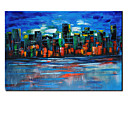 Hand-painted Abstract Oil Painting with Stretched Frame
