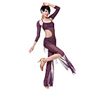 Dancewear Spandex/Tulle With Beading Belly Pant/2 Tops Outfit For Ladies More Colors