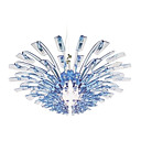100W Artistic Acrylic Chandelier with 1 Light