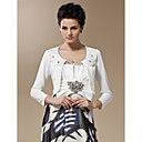 Cotton With Flowers At Collar Party/Evening/Career Jacket (More Colors)