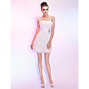 A-line Spaghetti Straps Short/Mini Chiffon Cocktail Dress