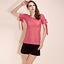 TS Tied Sleeve Jacquard T-shirt (More Colors)