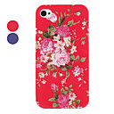 Flower Pattern Style Back Case for iPhone 4 and 4S (Assorted Colors)