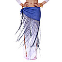 Dancewear Polyester With Sequins/Tassels Performance Belly Dance Belt For Ladies More Colors
