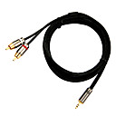 dt cavo RCA DR20 1/8 "stereo +2 * spina rca in 1,5 metro