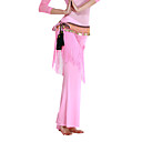 Dancewear Polyester With Tassels/Coins Performance Belly Dance Hip Scarf For Ladies More Colors