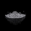 Retro Elegant Cubic Zirconia And Rhinestone Bridal Tiara