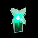 0.08W Solar Powered Acrylic Wall Light Star Design