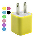 110-240v usb cargador de CA para el iphone 5 y iphone 4/4s (colores surtidos)