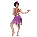 vêtements de danse en mousseline de soie avec des pièces / performances paillettes ventre costumes de danse pour les enfants des couleurs plus