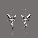 Gorgeous Silver Plate Angel Drop Earring