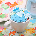 Clover Shaped Paper Confetti - Pack of 350 Pieces (Random Color)