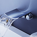 Chrom Wasserfall Badewanne Wasserhahn (Wandmontage)