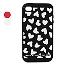 Unique Heart Shaped Silicone Case for iPhone 4 and 4S (Assorted Colors)