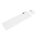 Slim 2.4GHz Wireless Keyboard and Mouse Set with Silicone Keyboard Cover