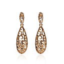 18K Gold Plated Fabulous Rhinestone Plated Fashion Earrings