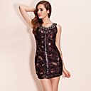 TS Chain Tassel Embellished Mesh Bodycon Dress (More Colors)
