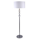 Luz 40w chão de cristal com design de tecido sombra natural