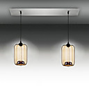 modernas luzes de vidro transparente com pingente 2 luzes no projeto bolha