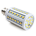 B22 SMD 5050 60LED 800LM 10W Warm White Corn Bulbs (220-240V)