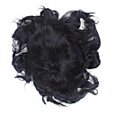 Peruca 100% cabelo indiano de Remy homens curtas de Curly com 10 polegadas por 8 polegadas mono topo