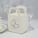 Double Hearts Favor Bag (Set of 12)