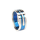 Anillo de Titanio y Cruz de Acero