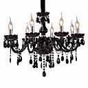 Lámpara Chandelier de Cristal con 8 Bombillas - STOLBERG