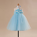 Lovely Halter Neckline Ball Gown Tulle Flower Girl Dress