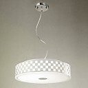 40W Artistic Acrylic Pendant Light with 1 Light in Round Shade